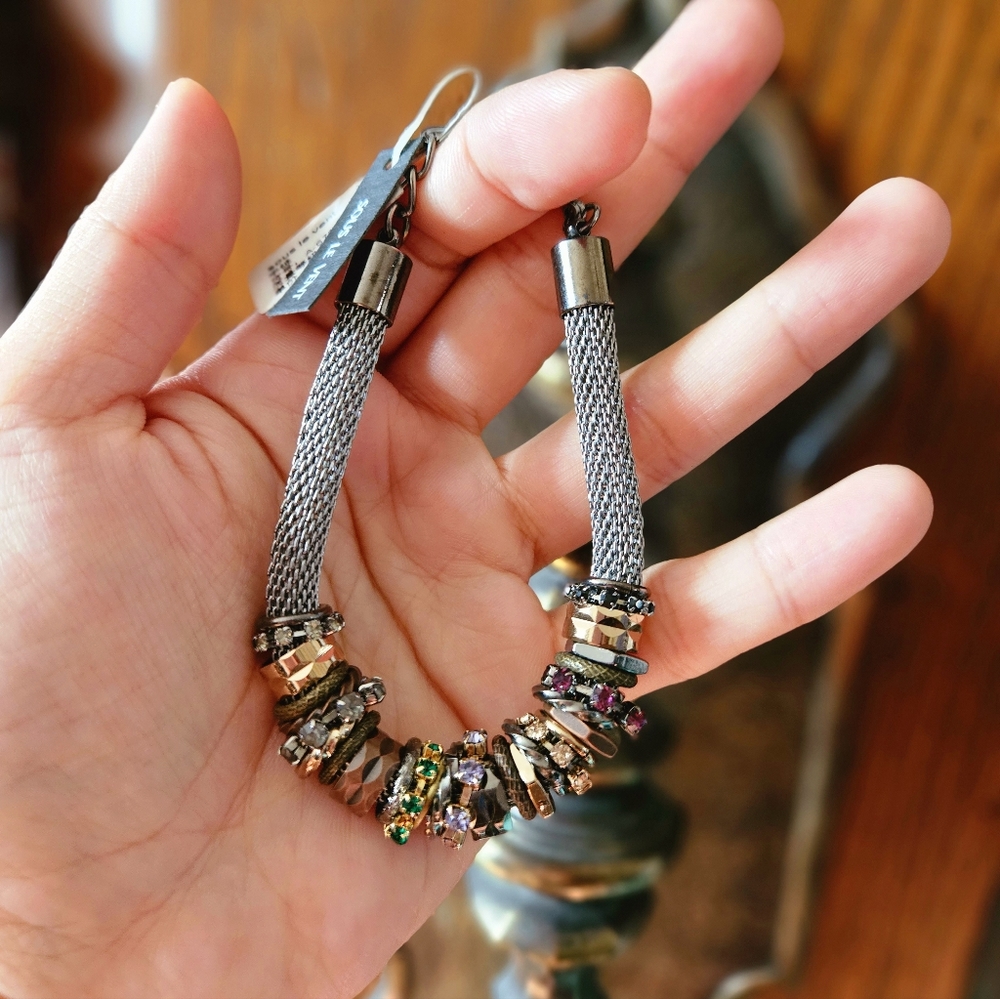 sous le vent designer brand colorful crystal bracelet